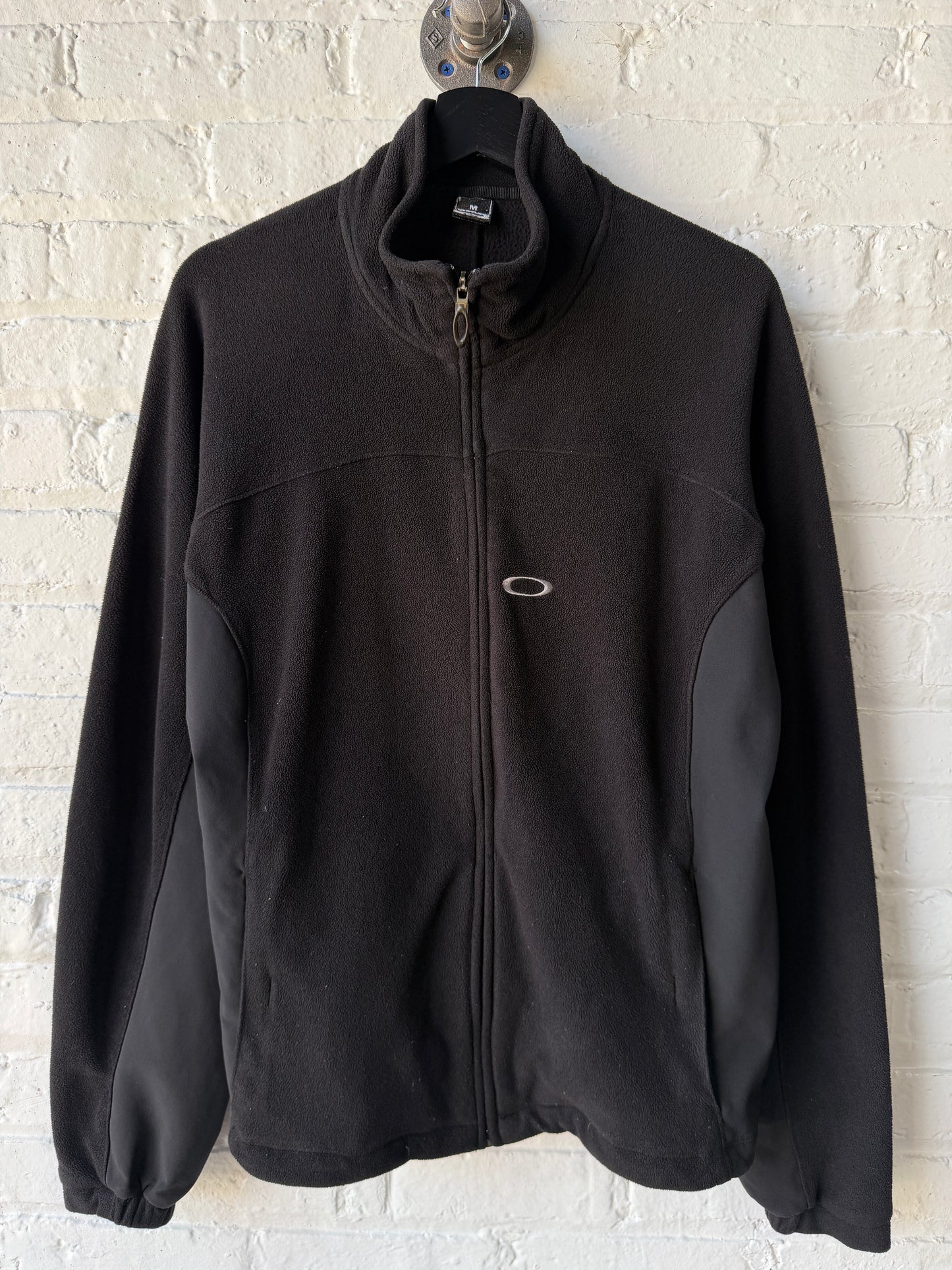 Oakley Black Fleece Zip Up Size Medium
