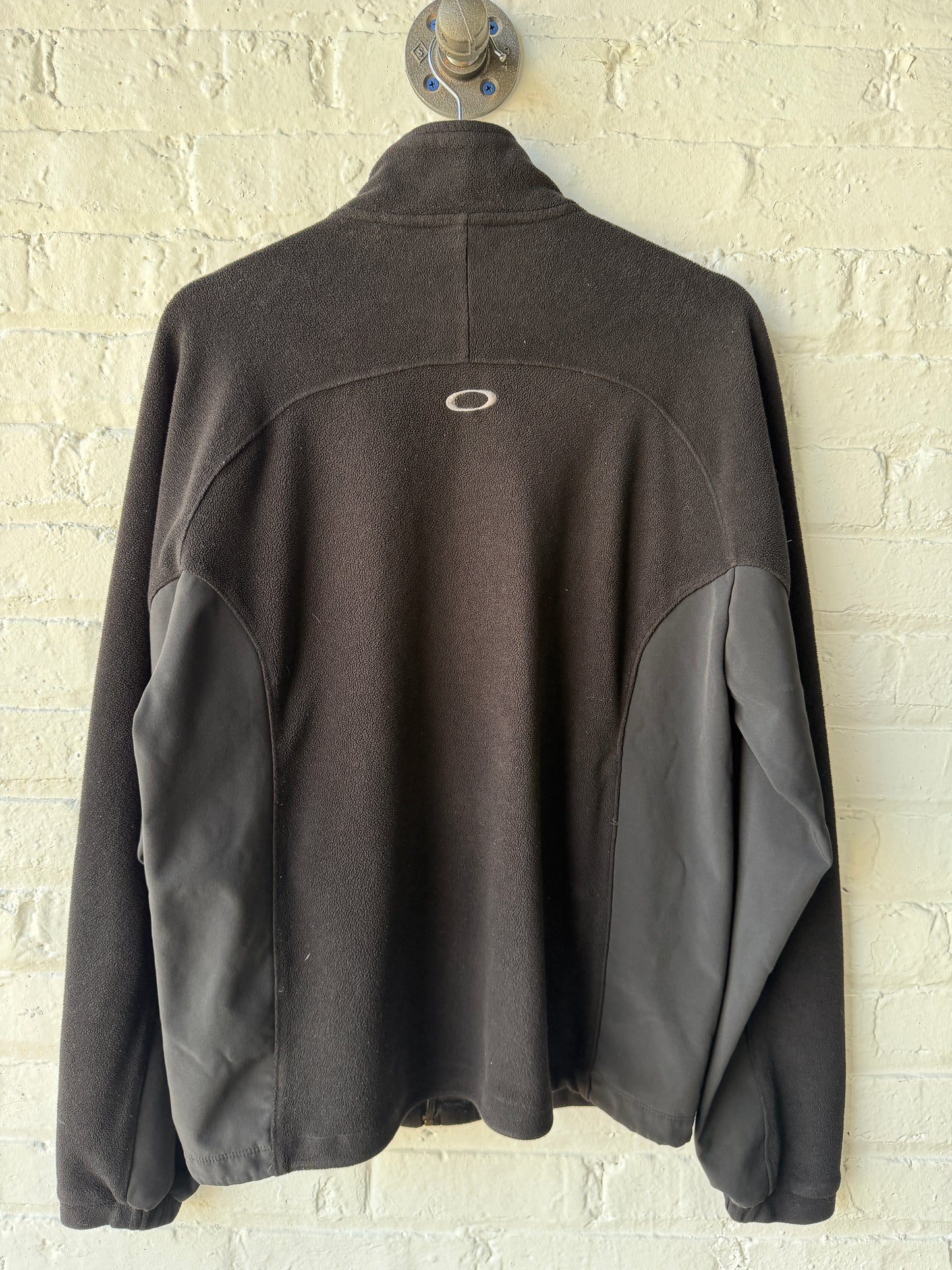 Oakley Black Fleece Zip Up Size Medium