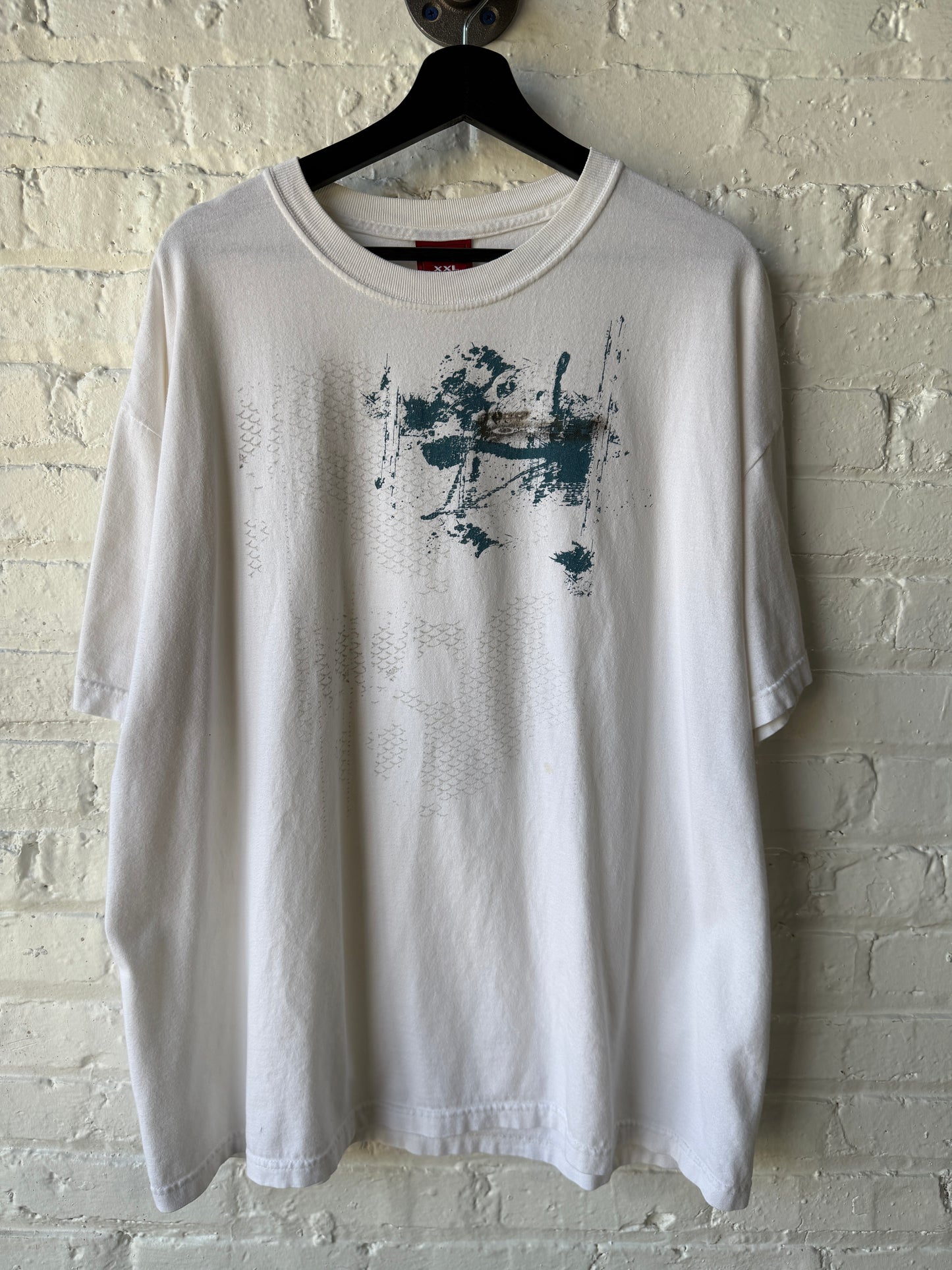 Vintage Stussy Paint Spatter Shirt Size XXL