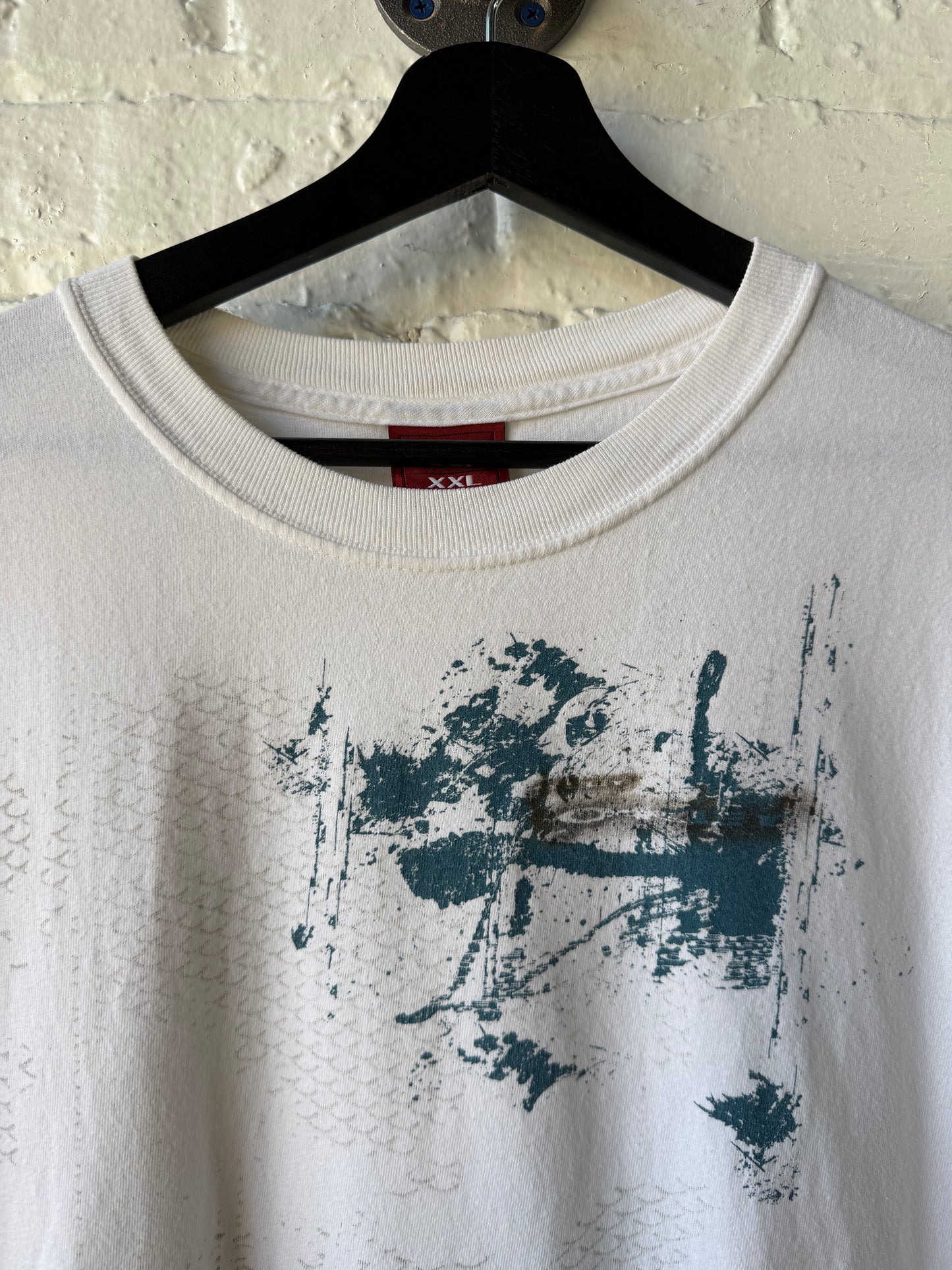 Vintage Stussy Paint Spatter Shirt Size XXL