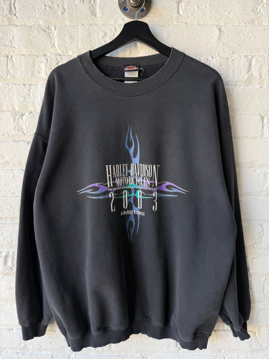 Vintage 2003 Harley Davidson Crewneck Size Large